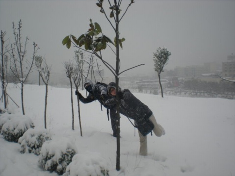 我的兄弟我的团---茂县项目人员在风雪中 - 笨鸟的天空--品格飞扬 - 笨鸟的天空---品格飞扬