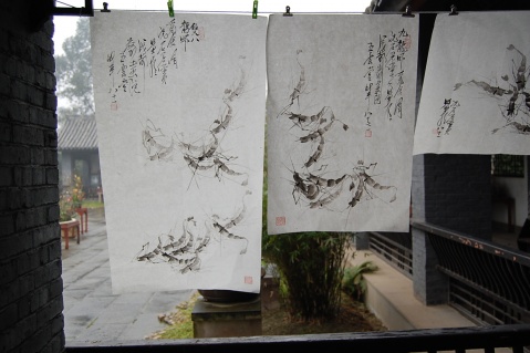 成都第五届梅花节迎春书画及插花艺术展（图片） - 笨鸟的天空--品格飞扬 - 笨鸟的天空---品格飞扬