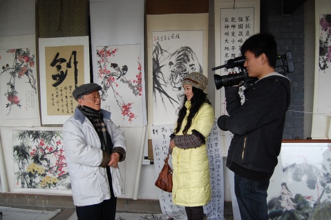 成都第五届梅花节迎春书画及插花艺术展（图片） - 笨鸟的天空--品格飞扬 - 笨鸟的天空---品格飞扬