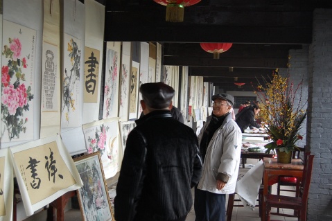 成都第五届梅花节迎春书画及插花艺术展（图片） - 笨鸟的天空--品格飞扬 - 笨鸟的天空---品格飞扬