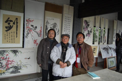 成都第五届梅花节迎春书画及插花艺术展（图片） - 笨鸟的天空--品格飞扬 - 笨鸟的天空---品格飞扬