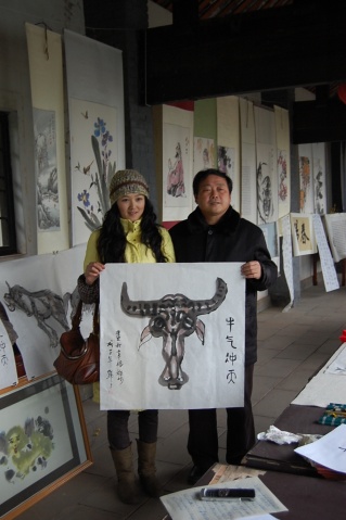 成都第五届梅花节迎春书画及插花艺术展（图片） - 笨鸟的天空--品格飞扬 - 笨鸟的天空---品格飞扬