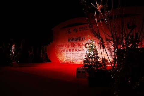（今年圣诞节真冷，梅花节圣诞狂欢活动还得做好(图片，公司美女原创摄影） - 笨鸟的天空--品格飞扬 - 笨鸟的天空---品格飞扬